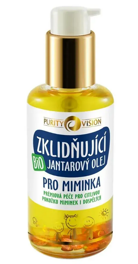 BIO zklidňující jantarový olej pro miminka 95 ml Purity Vision 